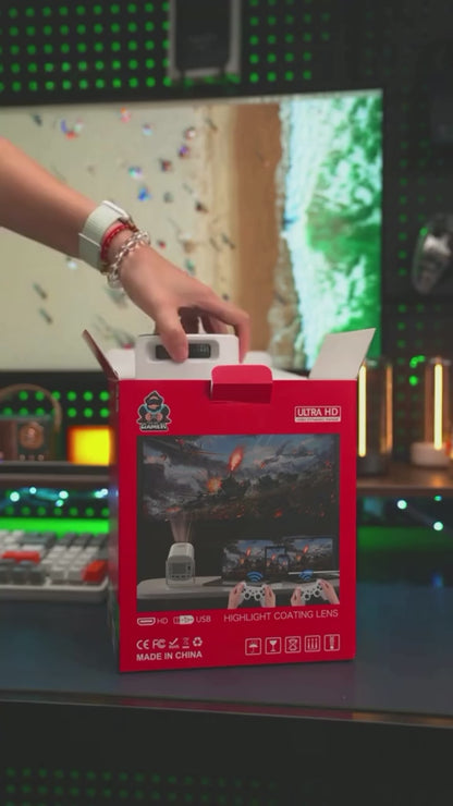 RetroBeamX™ Proyector Consola